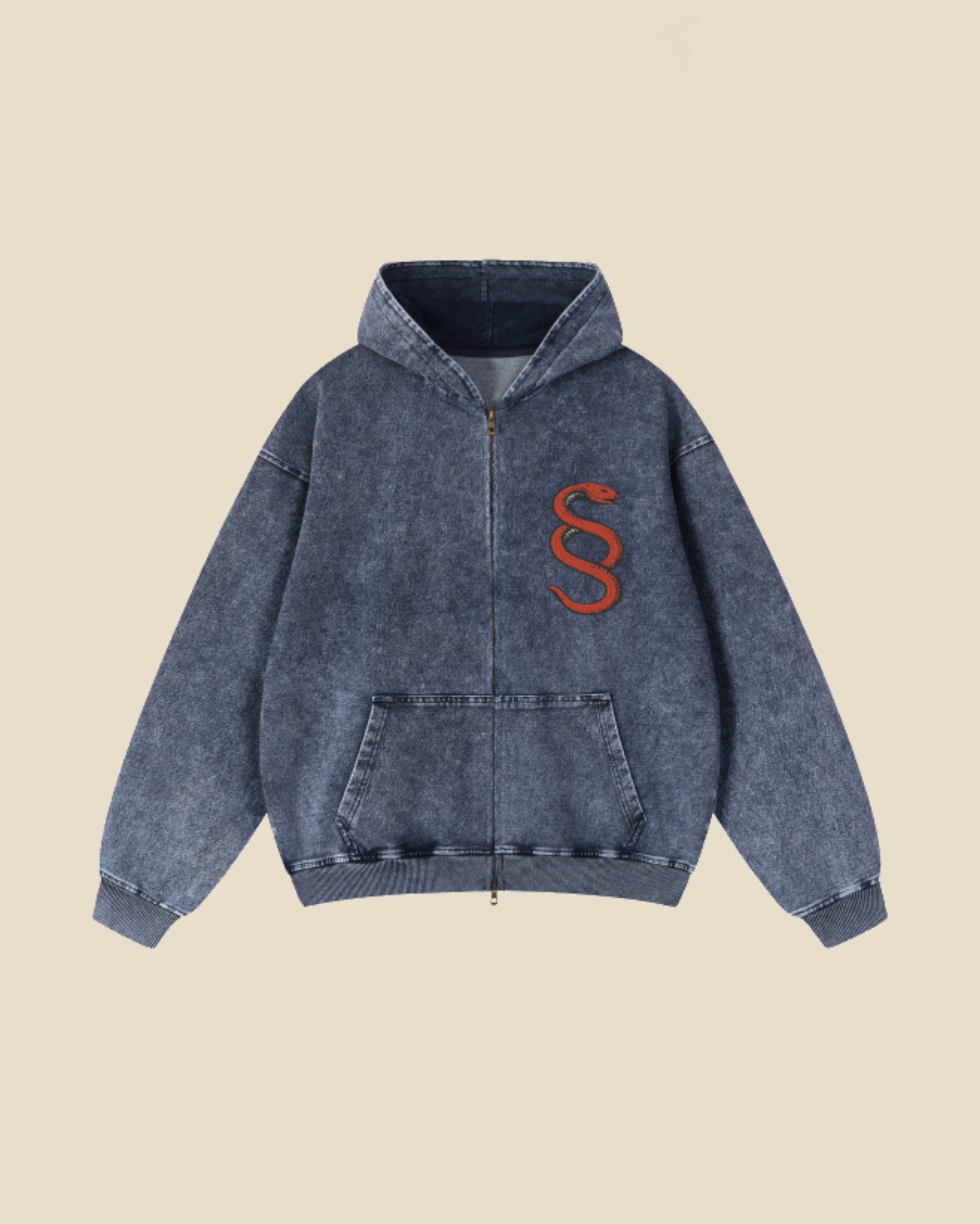 Section Snake Navy- Hoodie